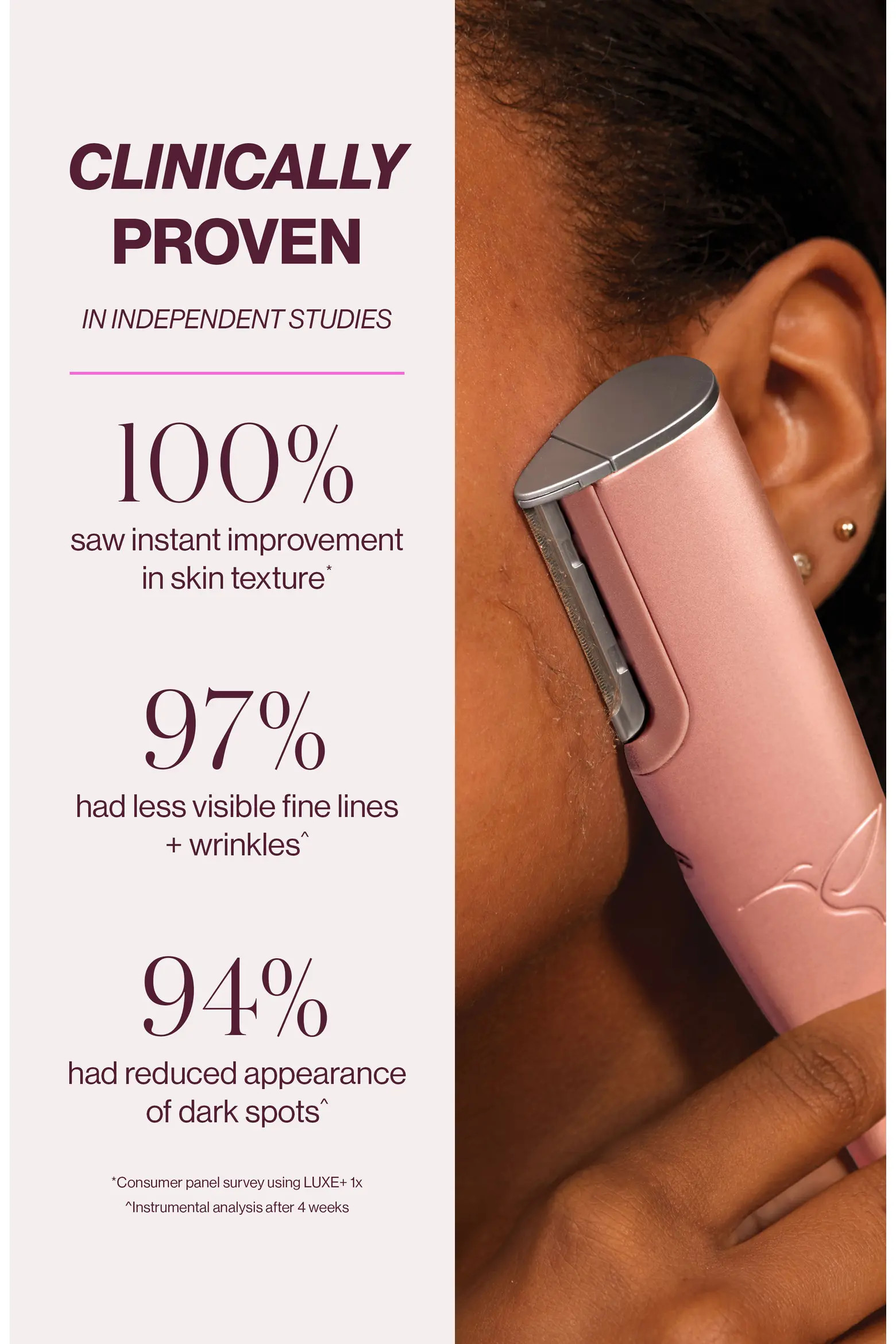 LUXE+ Advanced Sonic Dermaplaning & Peach Fuzz Removal Set $199 Value (Women) | Nordstrom | Nordstrom