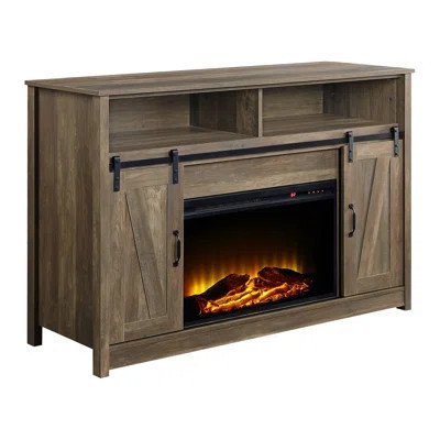 Fireplace, Rustic Oak Finish | Wayfair North America