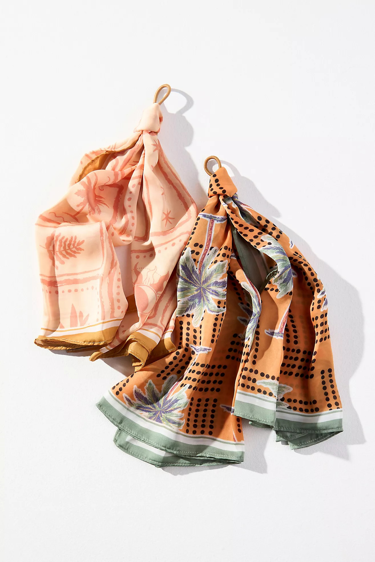 Patterned Hair Scarves, Set of 2 | Anthropologie (US)