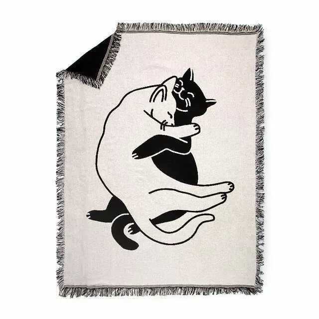 Snuggle Cat Throw Blanket | UncommonGoods