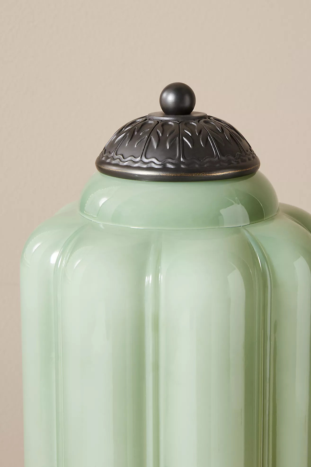 The Eloise Scallop Milk Glass Table Lamp | Anthropologie (US)