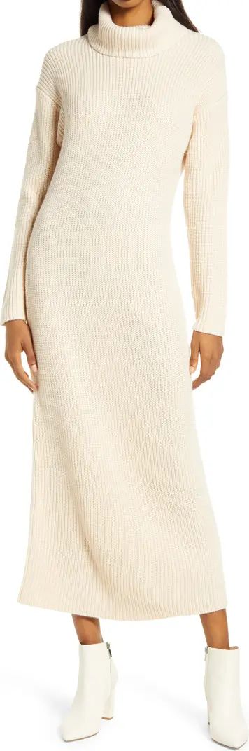 Long Sleeve Turtleneck Sweater Dress | Nordstrom