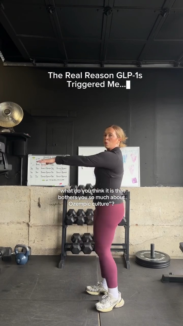 When GLP-1’s began to explode, it wasn’t just that I felt frozen in my own health journey.. it was the confusion and grief that came with watching a movement that once centered body safety and autonomy suddenly feel abandoned 🙁

I wasn’t judging people for taking a different path. I was trying to understand where I fit in it all. I wanted to see health modeled in a way that felt safe, regulated, and sustainable not fast, extreme, or rooted in urgency.

Diet culture thrives on fear and speed. It tells us that faster is better, smaller is safer, and urgency equals success. But real health, the kind that lasts, has never worked that way.

For me, taking agency over my health meant choosing a slower path. One built on consistency, nourishment, movement, and regulation. A long-term relationship with my body, not a short term fix.

I’m passionate about showing that weight loss and fitness don’t have to come from fear or urgency. They can come from a place of safety, trust, and sustainability. 

That’s the journey I’m committed to modeling here 🤍 @shelbysaywhatblog 

👇🏼 Do you resonate with anything I’m saying? I💗

Midsize gym outfit of the day 

#LTKMidsize #LTKActive #LTKfitnessgoals