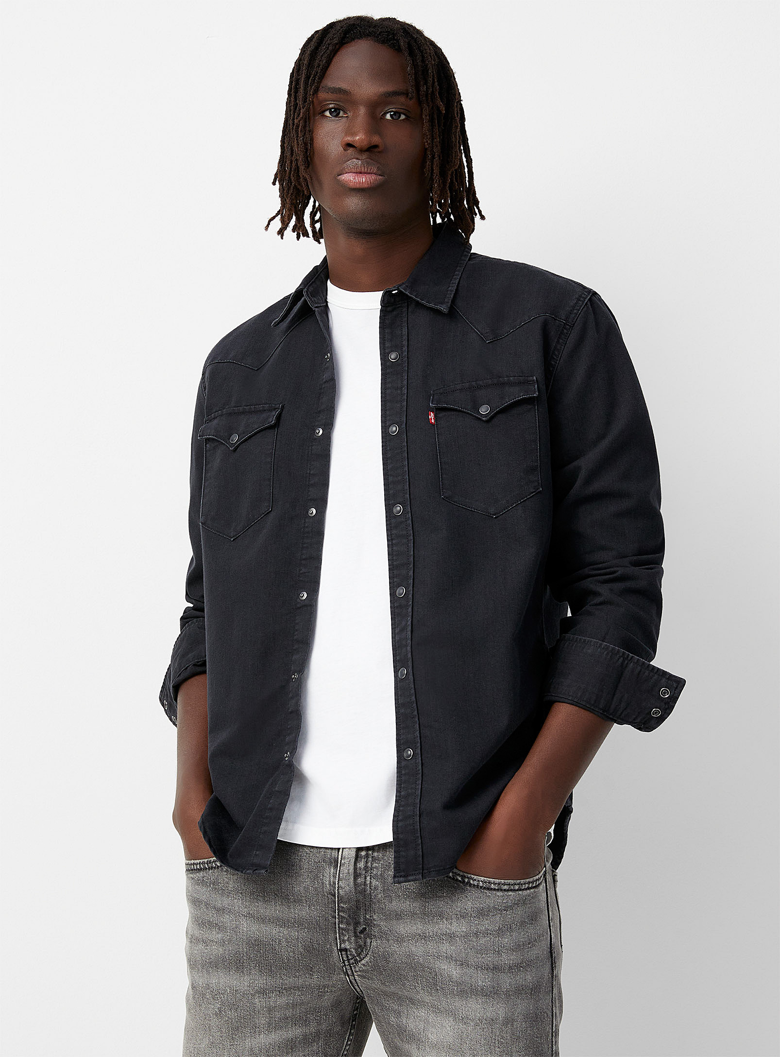 Levi's - Men's Dark denim Western shirt Modern fit | Simons