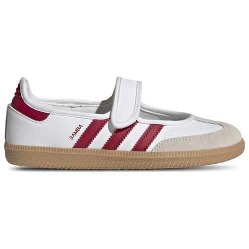 adidas Originals Samba Mary Jane - Girls' Grade School Shoes Gum/Team Victory Red/Footwear White Size 04.5 | Kids Foot Locker (US)