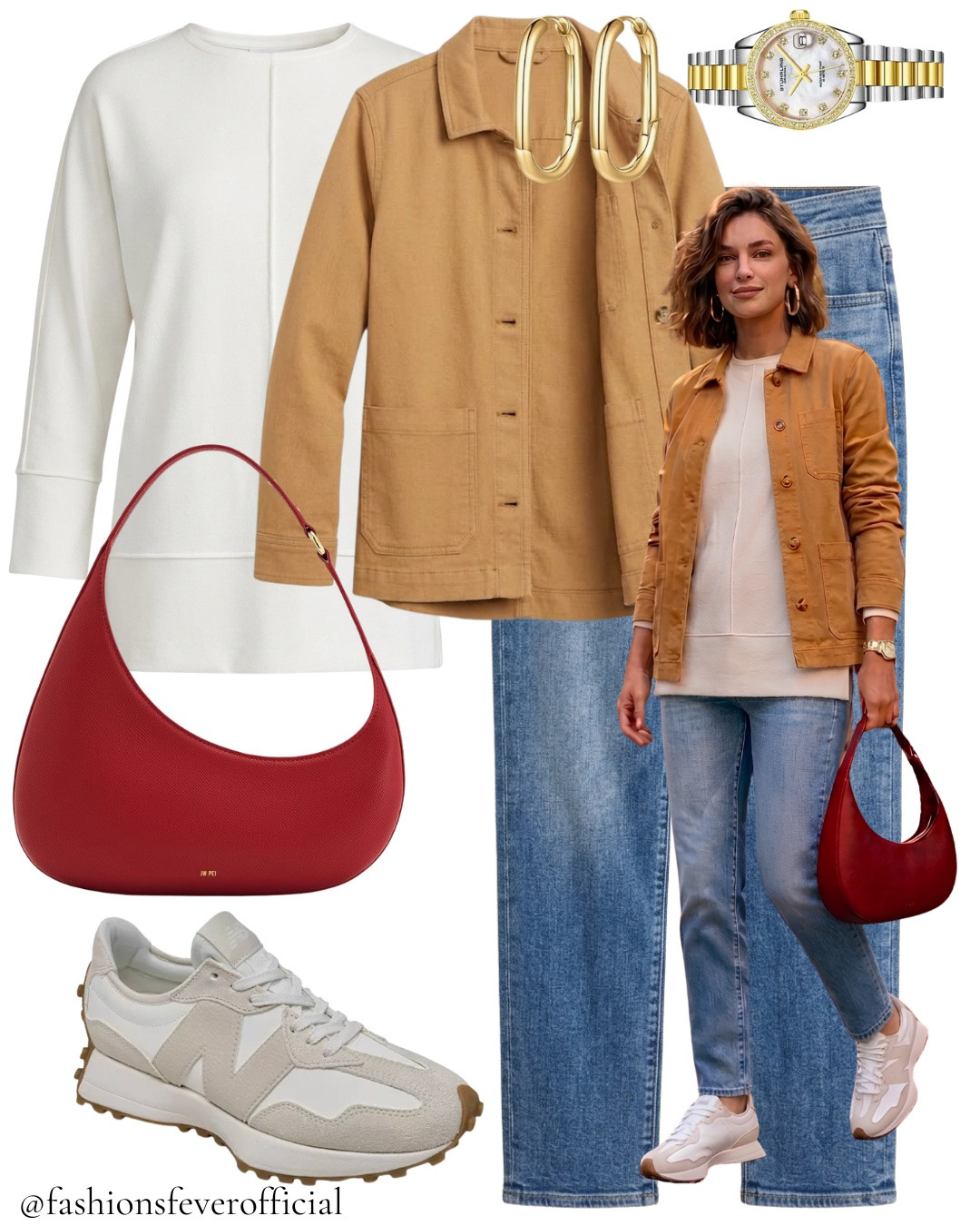 Fall Outfits Women! 
Quiet luxury doesn't mean boring, it means knowing where to put the color.

One camel jacket, one cream base, one red bag, and the whole fit reads expensive. This is the neutral-plus-one-pop formula that never misses for fall.

Save this before it disappears from the feed.

#falloutfitideas #quietluxury #falloutfitinspo #neutraloutfit #elevatedcasual #falllookbook #ootdinspo #americanstyle #falloutfits2026 #styleinspo #casualchic #fallfashion #outfitideas #streetstyleusa #tonalstyling

#LTKSeasonal #LTKootd