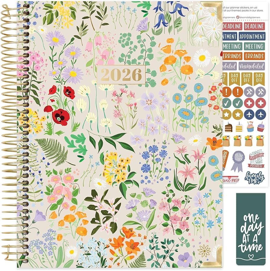 bloom daily planners HARDCOVER 2026 Planner (January to December) - 8.5” x 11” Weekly & Month... | Amazon (US)