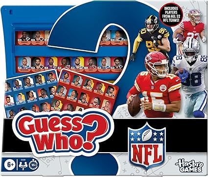 Guess Who? NFL Edition Board Game | Officially Licensed NFL Game for Kids and Families | Ages 6+ ... | Amazon (US)