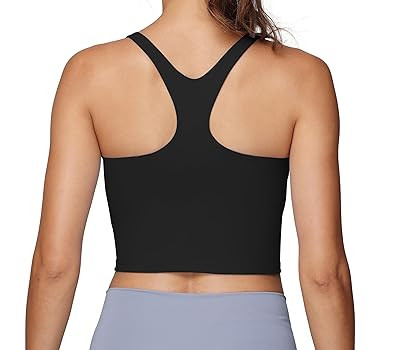 Foucome Nursing Tank Tops for Breastfeeding Y-Back Racerback Longline Maternity Sports Bra Workou... | Amazon (US)