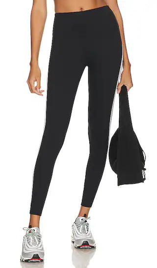 Clare High Waist Rigor 7/8 Leggings in Black & White | Revolve Clothing (Global)