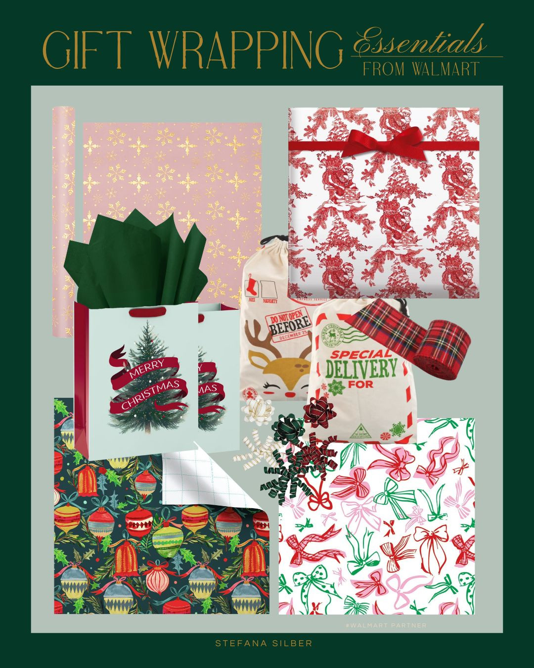 Gift wrapping that doesn't cost more than the gift! 

 #LTKGiftGuide #LTKSeasonal #LTKSaleAlert