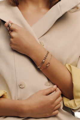 Carabiner Paperclip Chain Bracelet | Anthropologie (US)