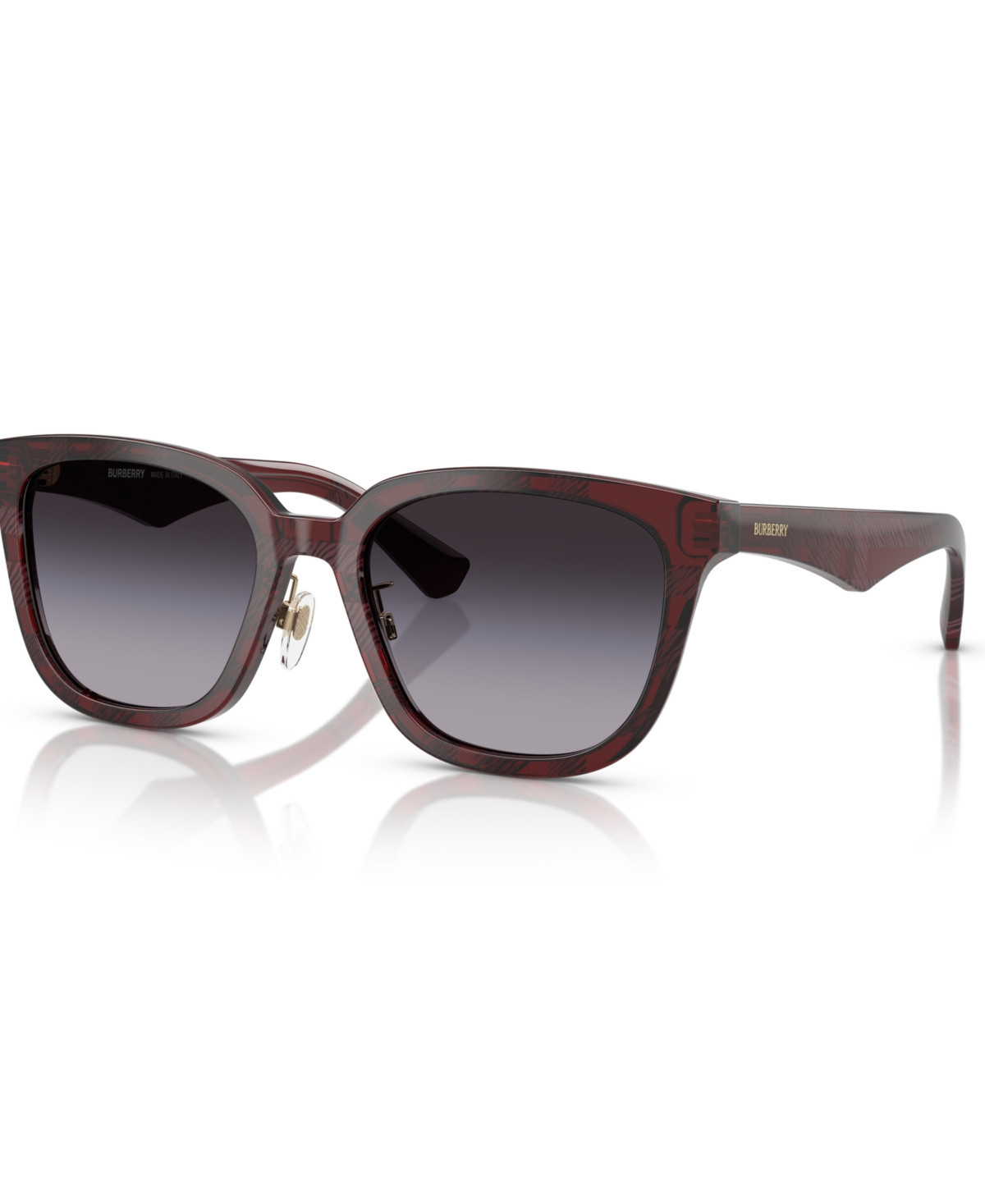 Burberry Women's Sunglasses BE4446D - Check Red | Macy's