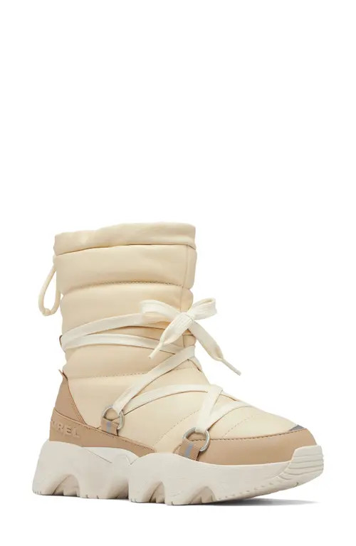 SOREL Kinetic Impact NXT Mid Waterproof Boot in Honey White/Dusty Tan at Nordstrom, Size 9 | Nordstrom