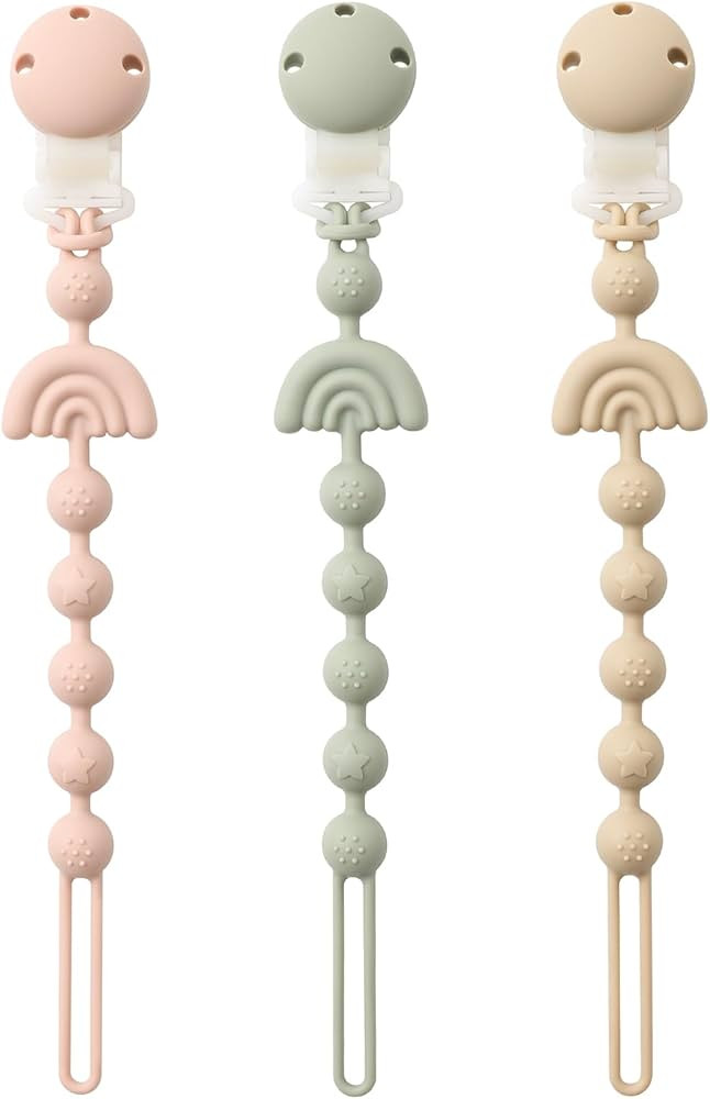 Andy Bear Lot de 3 clips de dentition en silicone pour bébé avec clip de dentition pour garçon... | Amazon (CA)