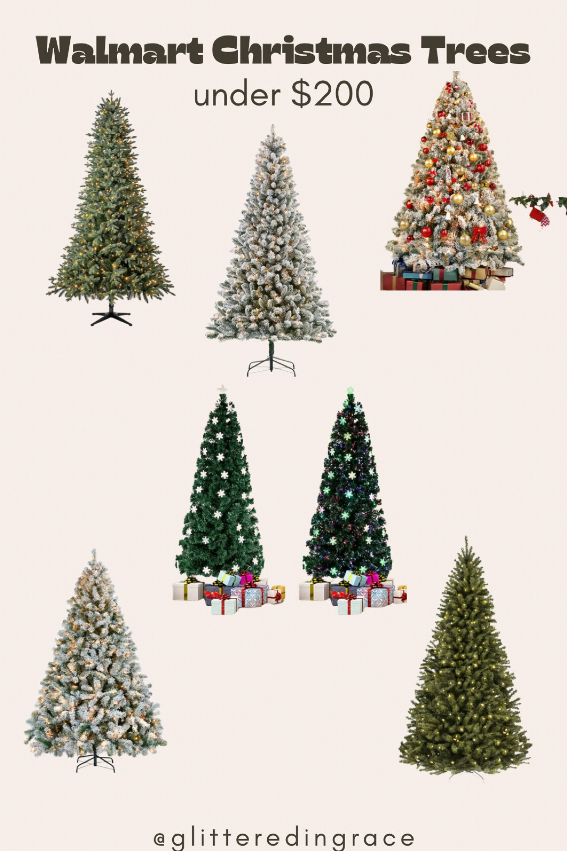 These @Walmart Christmas trees are perfect to start off the holiday season. 

#ltkholiday #ltkchristmas 

#LTKsalealert #LTKSeasonal