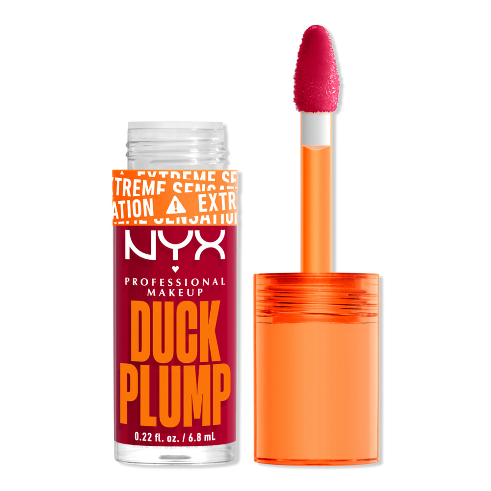 NYX Professional Makeup Duck Plump High Pigment Lip Plumping Gloss - Hall of Flame | Ulta