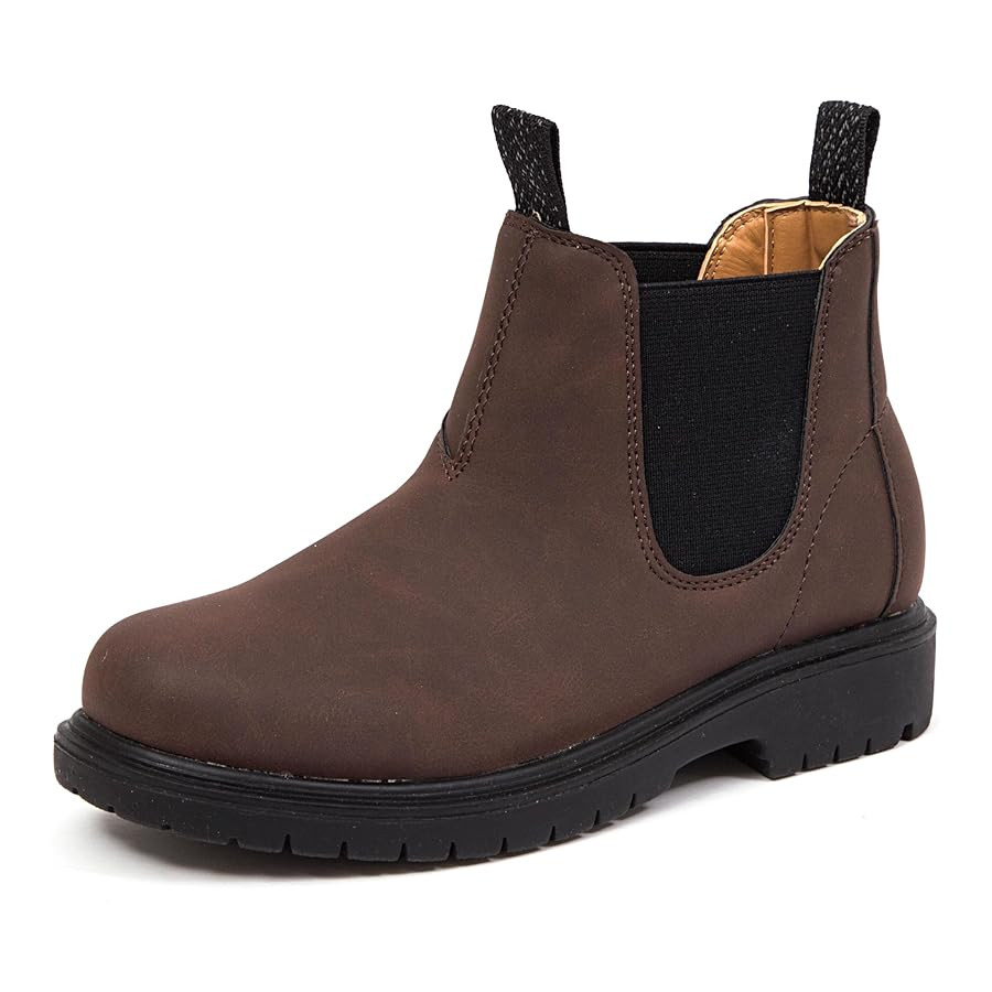 Deer Stags Kids Unisex Brown Leather Casual Winter Bootie 9 Months | Amazon (US)