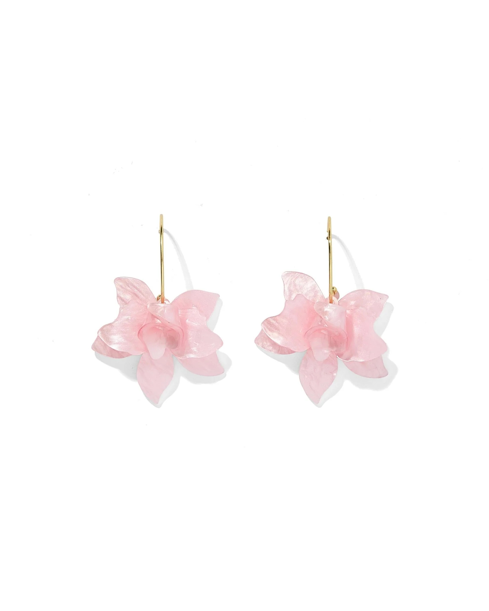 Rosalie Statement Earringss - Pink | LINNY CO LLC