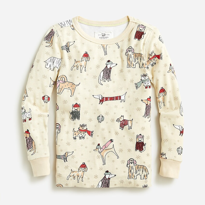 Kids' long-sleeve printed sleep set | J. Crew US