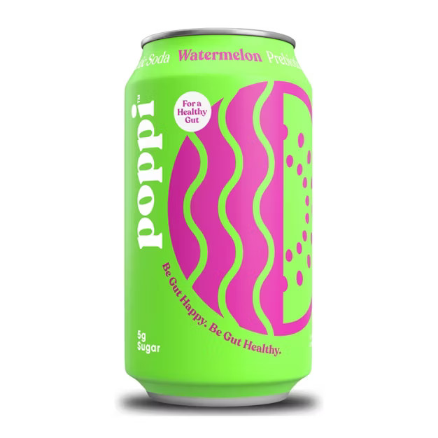 Poppi Watermelon Prebiotic Soda - 12 fl oz Can | Target