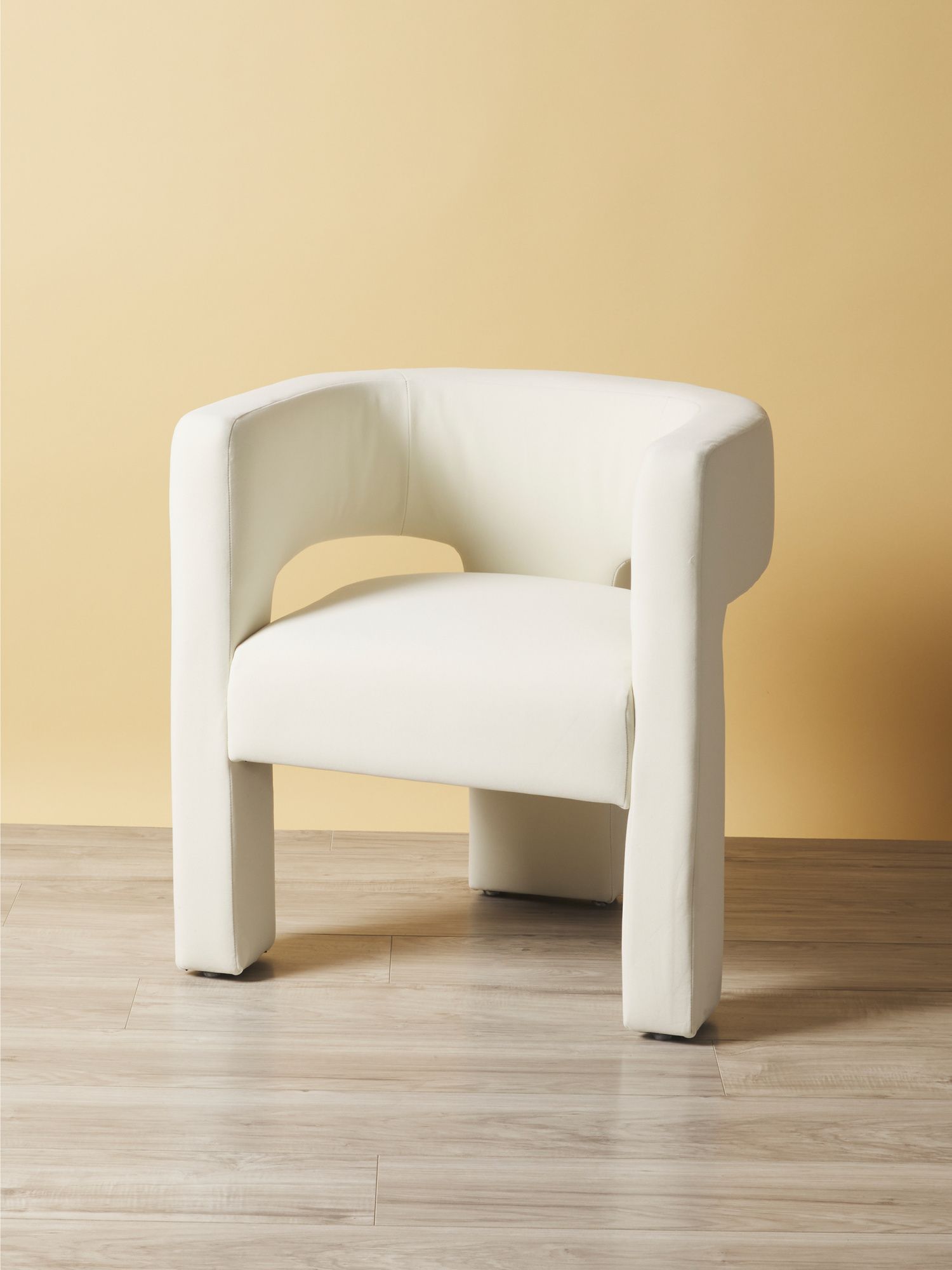 28in Round Back Cutout Accent Chair | Accent Furniture | HomeGoods | HomeGoods