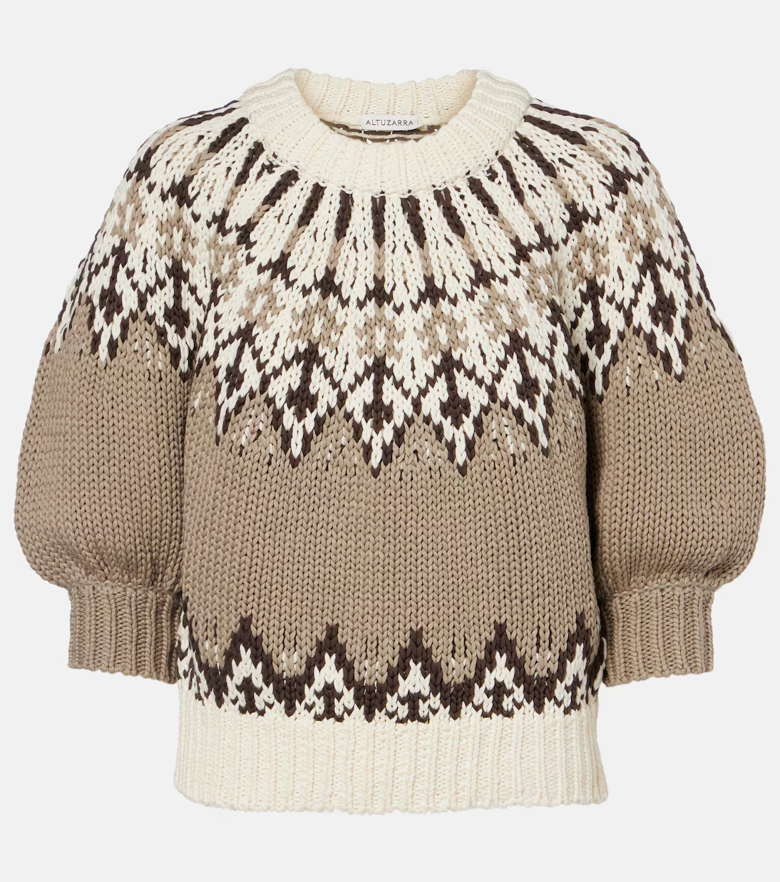 Marty Fair Isle cotton sweater | Mytheresa (DACH)