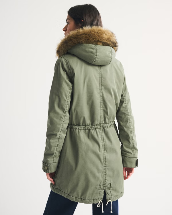 Fleece-Lined Parka | Abercrombie & Fitch (US)