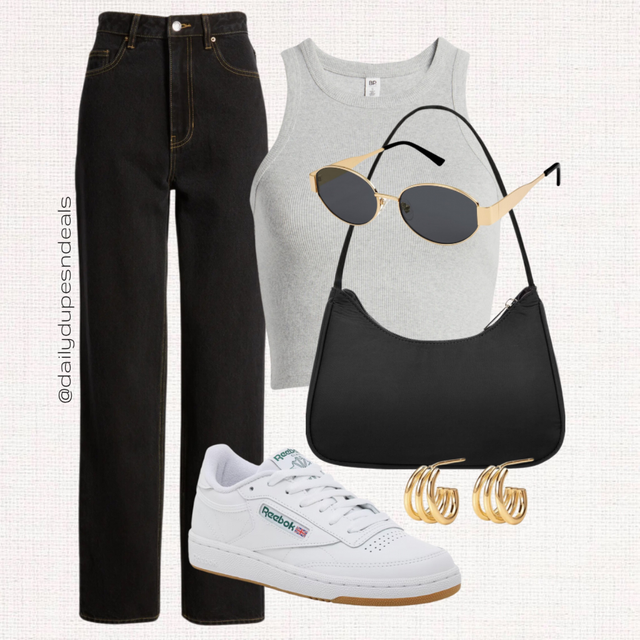 High waisted denim jeans crop fitted top sunglasses Amazon purse sneakers earrings Nordstrom fall transitionn

#LTKstyletip #LTKfindsunder50 #LTKsalealert