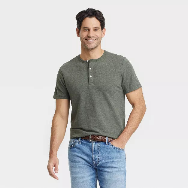 Men's Short Sleeve Henley Shirt - Goodfellow & Co™ | Target