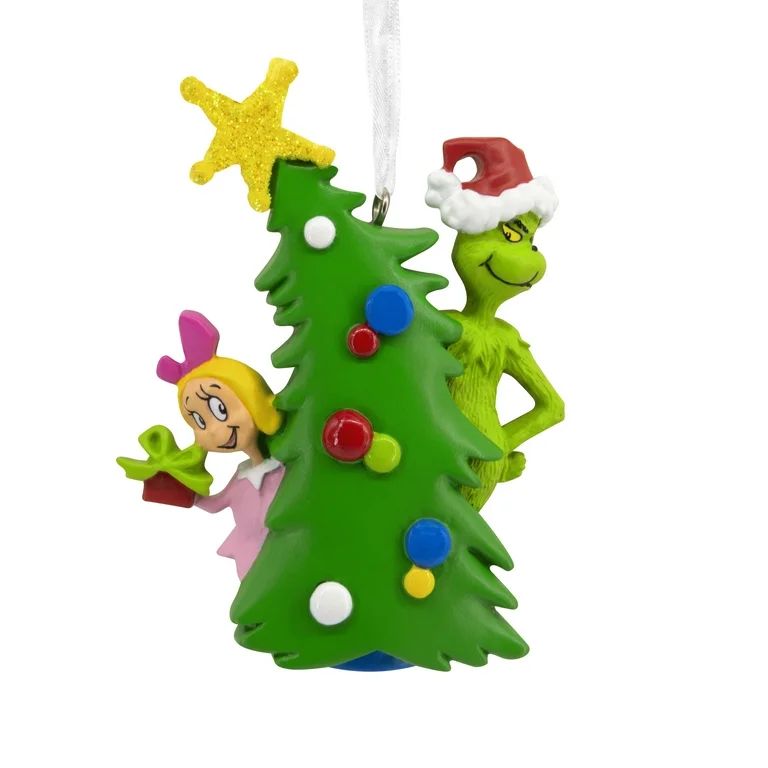 Hallmark Dr. Seuss's How the Grinch Stole Christmas! Grinch with Cindy-Lou Who Ornament, 0.07lbs | Walmart (US)