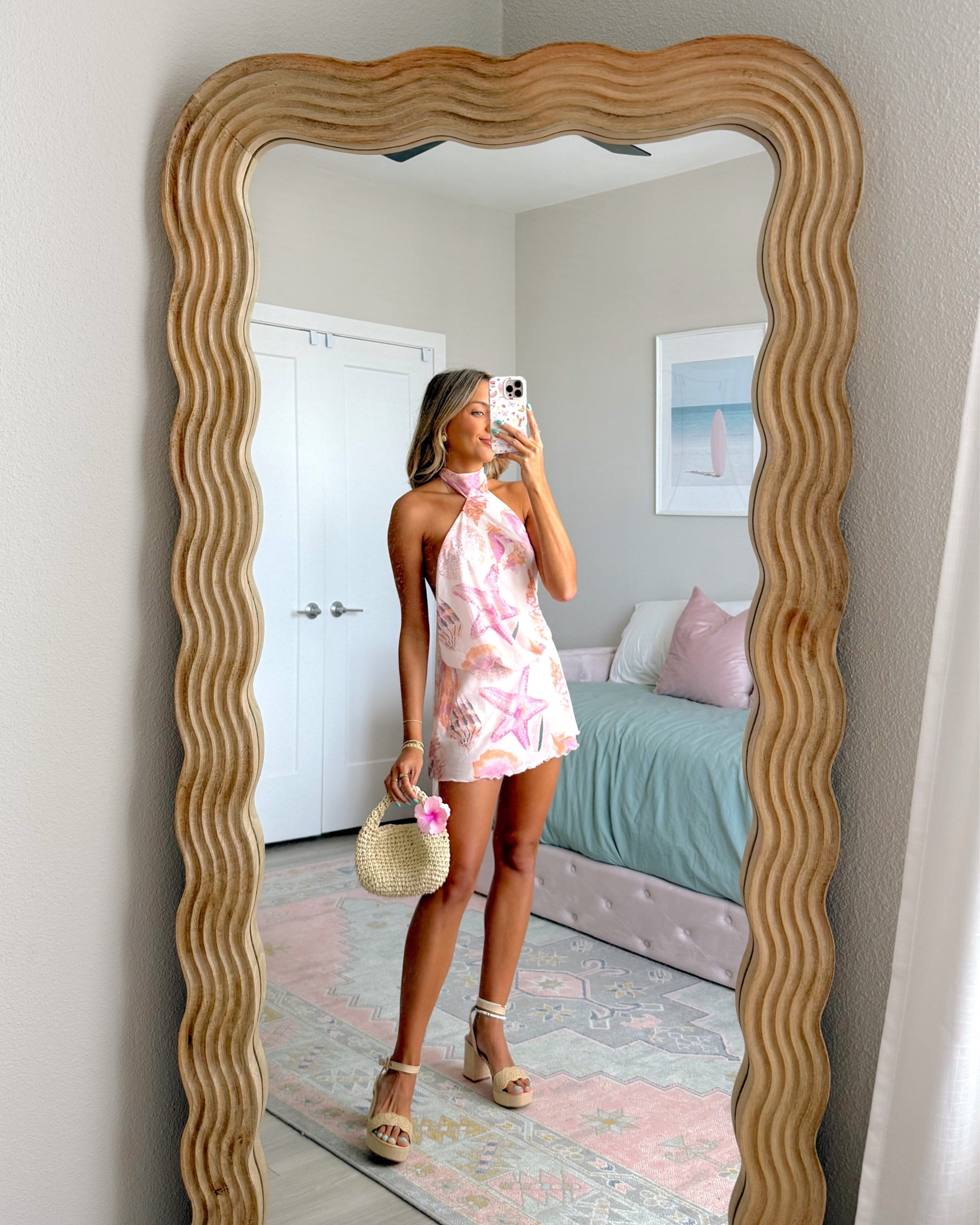 casual summer vacation outfit of the day! featuring dresses under $25 from Shein. wearing a size XS 🌴☀️ perfect resort outfit 