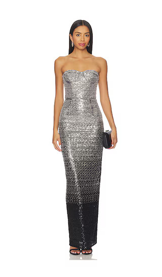 Dahlia Maxi Dress in Metallic | Revolve Clothing (Global)