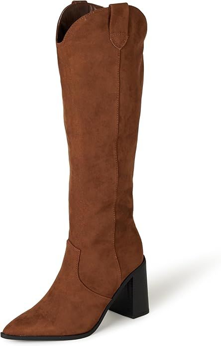 The Drop Women's Cassandra Knee-high Western Boot Overknee | Amazon (US)