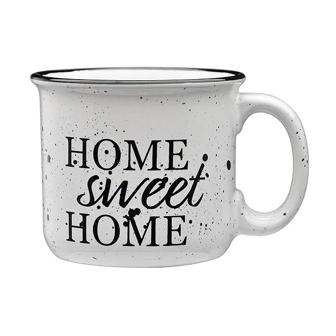 Culver Home Sweet Home 14-Ounce Campfire Decorated White Ceramic Mug (Single) | Amazon (US)