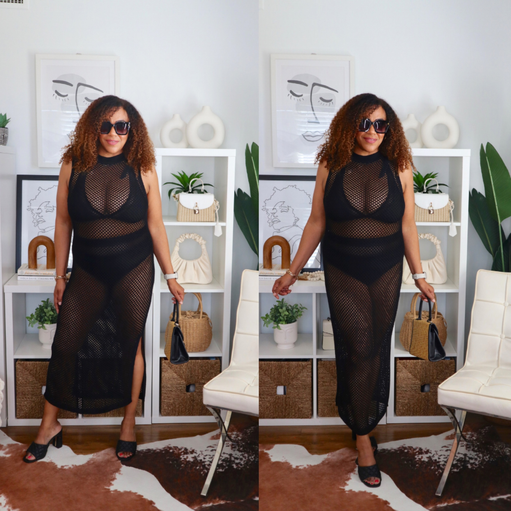 This cover up is perfect for halter swimsuits! Size large in both 

#LTKmidsize #LTKswim