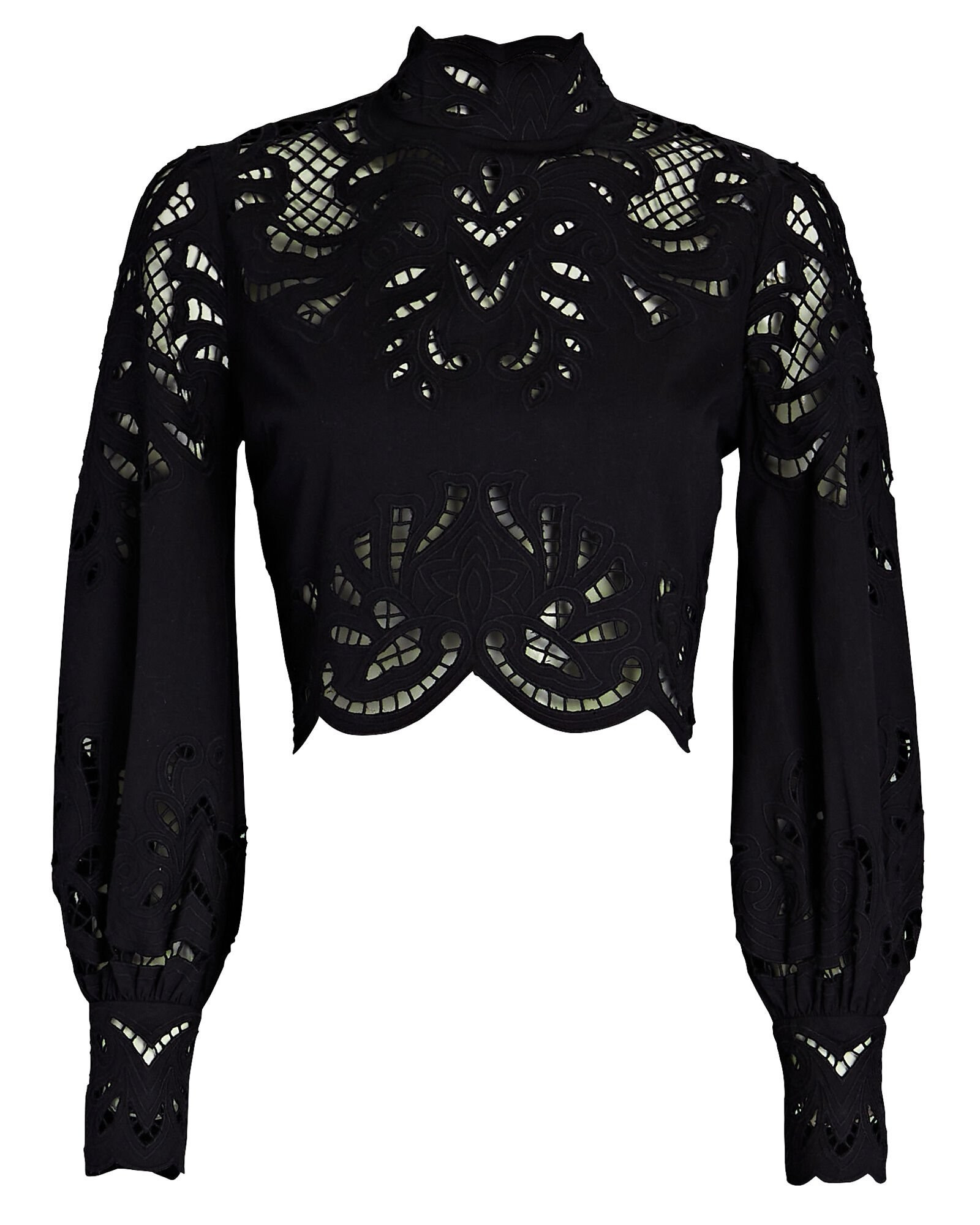 Jasmine Organic Cotton Lace Blouse | INTERMIX