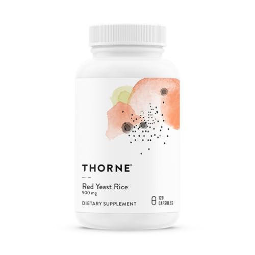 THORNE - Choleast-900-900mg Red Yeast Rice Extract - Gluten-Free Supplement Supports Healthy Cholesterol Levels Already in a Normal Range, Heart & Blood Pressure* - 120 Capsules | Amazon (US)