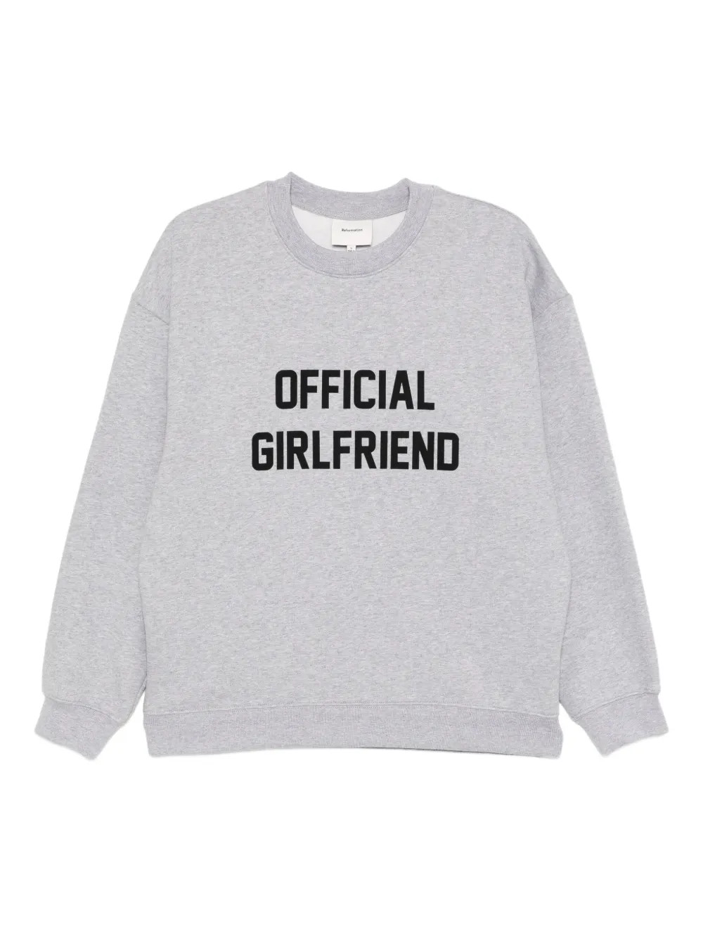 Reformation EMMA Sweatshirt | Grey | FARFETCH | Farfetch Global