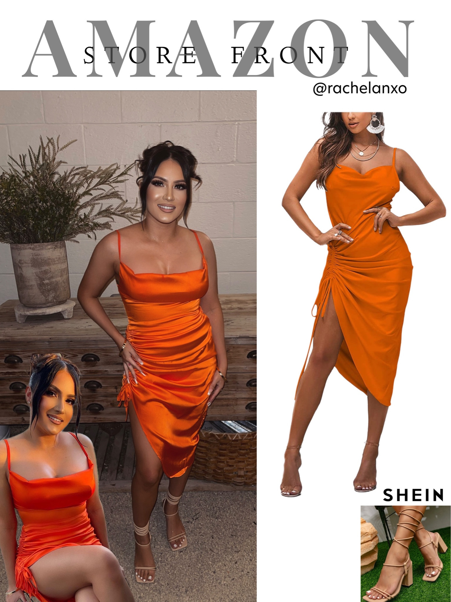 Amazon finds ✨
Material is so soft & silky. True to size, and very comfortable. Such a pretty dress especially with the ruched on the side that makes the dress super sexy, hides the tummy pooch, lightweight for summer!!

Wearing a size small.
Will link heels once there back in stock!

#LTKstyletip #LTKfindsunder50 #LTKfindsunder100
