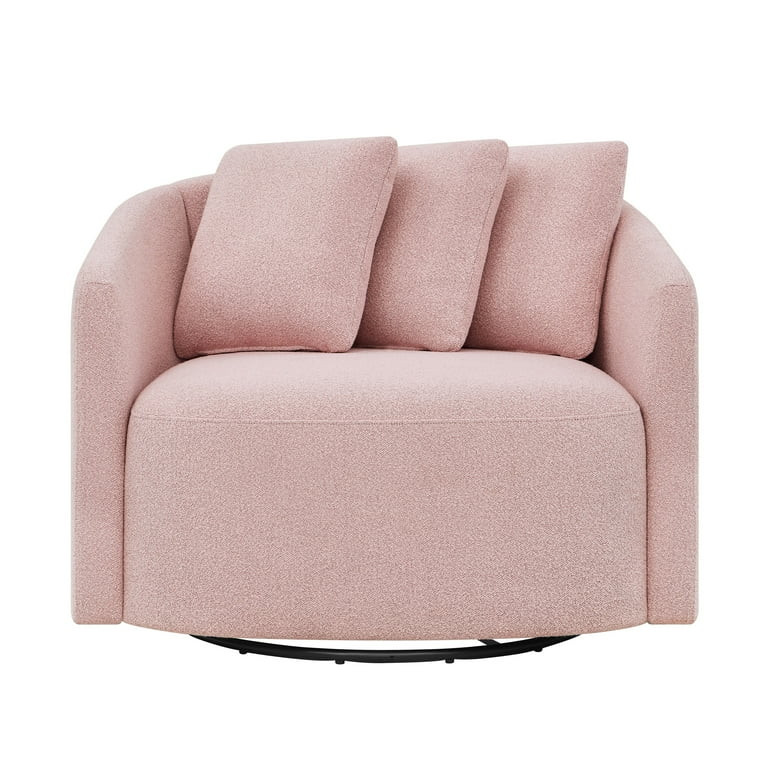 Beautiful Drew Accent Chair by Drew Barrymore, Pink Blush Boucle | Walmart (US)