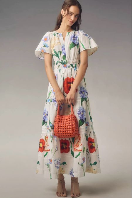 The prettiest summer dress!  Maxi dress,  summer outfit, garden party, wedding guest dress.  

#LTKWedding #LTKSeasonal #LTKU