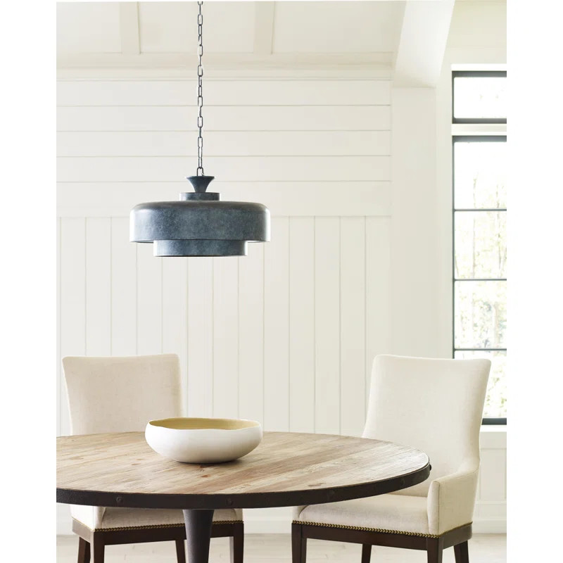 Haymarket 1 - Light Weathered Galvanized Single Pendant | Wayfair North America