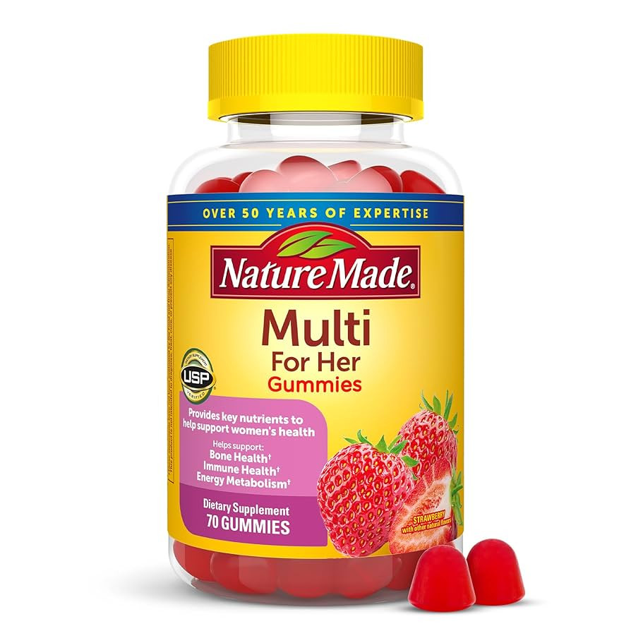 Nature Made Multivitamin For Women, Womens Gummy Multivitamins for Daily Nutritional Support, 70 ... | Amazon (US)