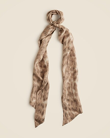 Printed silk scarf | J. Crew US
