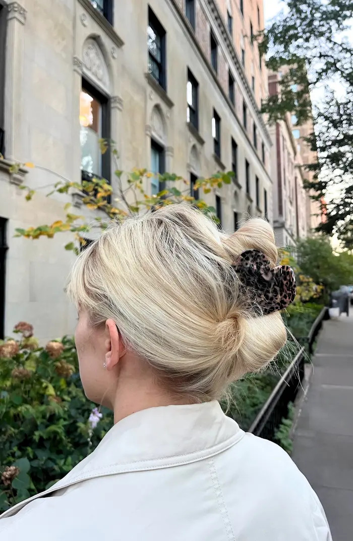 Solar Eclipse Leopard Handmade Claw Clips & Pocket Comb Set | Nordstrom | Nordstrom