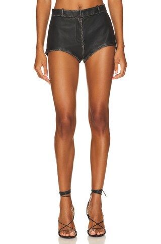 LAMARQUE Annaise Short in Black Distress from Revolve.com | Revolve Clothing (Global)