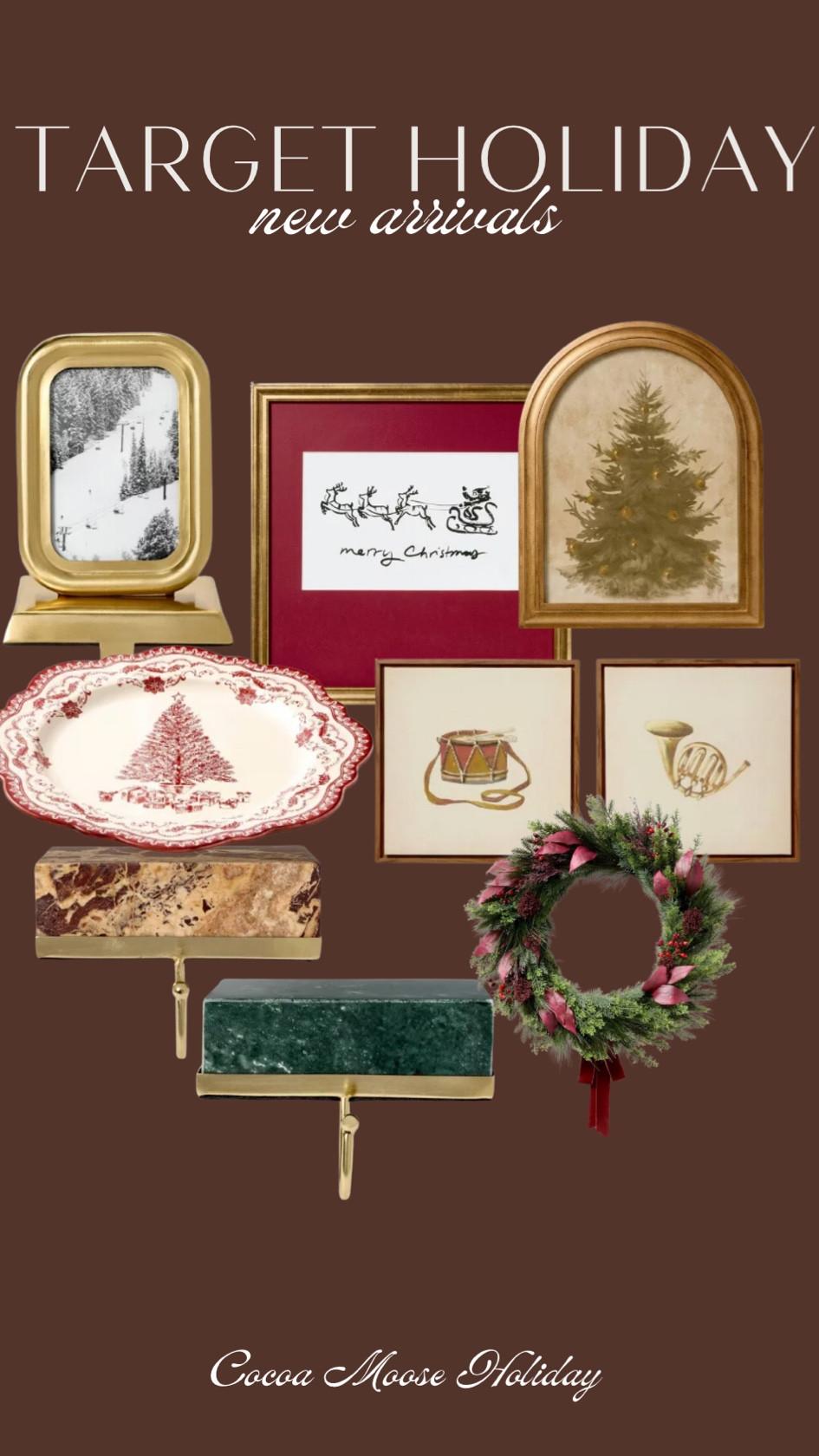 Christmas at Target! Studio Mcgee new arrivals for the holiday at Target! Christmas target, Christmas, target finds, McGee and co, Christmas stocking holders, artificial Christmas wreath, Christmas art, holiday art 

#LTKHome #LTKFindsUnder50 #LTKxTarget