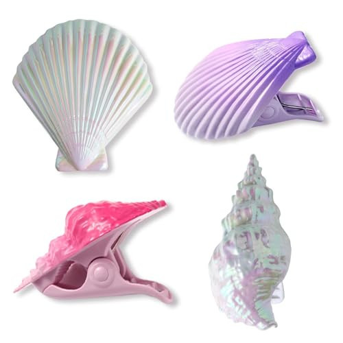 CaLoogn Beach Towel Clips for Beach Chairs, Lounge Chairs, Drying Racks Decorative Windproof Clothes Pins (4 Pieces) (Colorful & Pink) | Amazon (US)