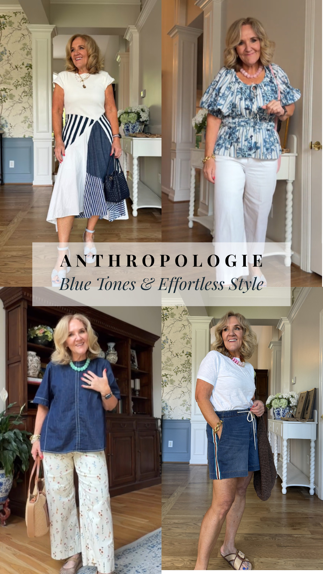 Here are four effortless ways to style a touch of blue for spring! 💙 As a petite, I love how these pieces offer the perfect balance of comfort and a flattering silhouette. Whether it’s a breezy dress, a classic button-down, or a fun butterfly print, these looks are so easy to reach for when you want to feel put together but stay comfortable all day long. Perfect for brunch or casual weekend plans! ✨

#LTKootd #LTKOver40 #LTKSaleAlert